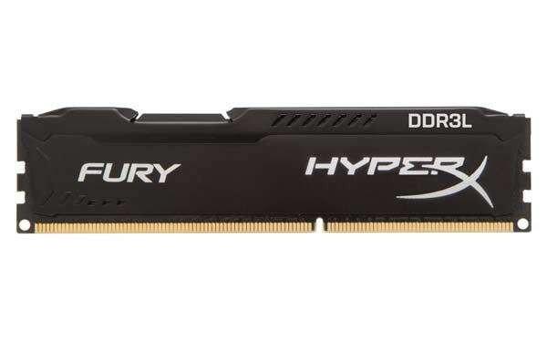 16GB 1866MHz DDR3L RAM Kingston 1.35V HyperX Fury Black Series CL10 (2x8GB)
(HX318LC11FBK2/16)