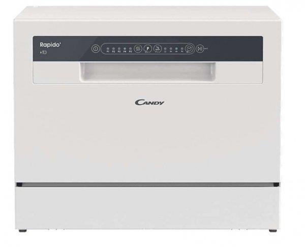 Candy CP 6E51LW Szabadonálló mosogatógép, 6 teríték, 5 program, Sóhiány
indikátor, E energiaosztály