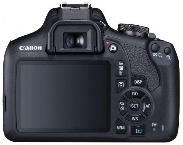 Canon EOS 2000D Digitális fényképezőgép + EF-S 18-55 DC III objektív -
Fekete