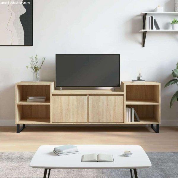 vidaXL sonoma tölgyszínű szerelt fa TV-szekrény 160x35x55 cm