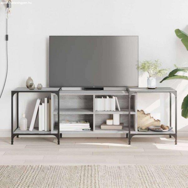 vidaXL szürke sonoma színű szerelt fa TV-szekrény 153 x 37 x 50 cm