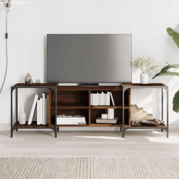 vidaXL barna tölgy színű szerelt fa TV-szekrény 153 x 37 x 50 cm