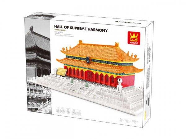 WANGE® 6221 | legó kompatibilis építőjáték | 862 db építőkocka | A
legfelső harmónia csarnoka – Peking, Kína