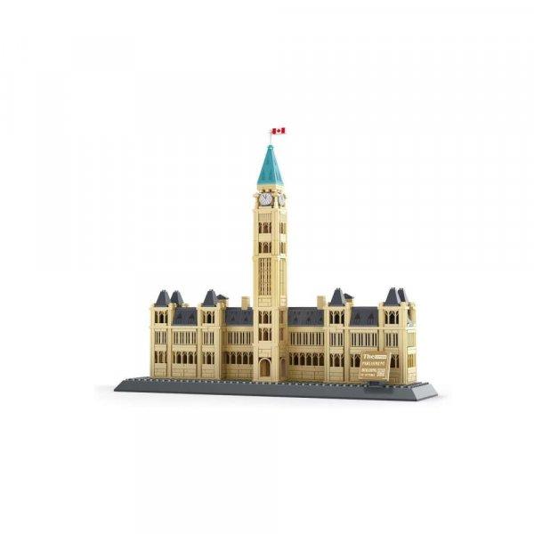 WANGE® 4221 | Ismert márkával kompatibilis építőjáték | 608 db
építőkocka | Kanadai Parlament – Ottawa (PZTV-WH4221)
