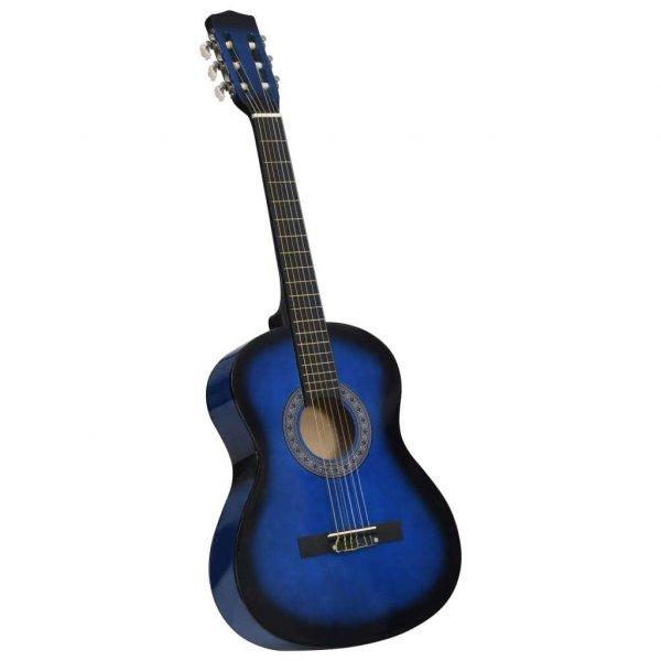 vidaXL kék klasszikus gitár kezdőknek és gyerekeknek 3/4 36