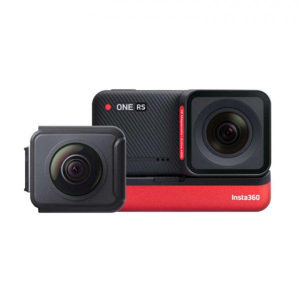 Insta360 ONE RS Twin, Akciókamera, Fekete-Piros