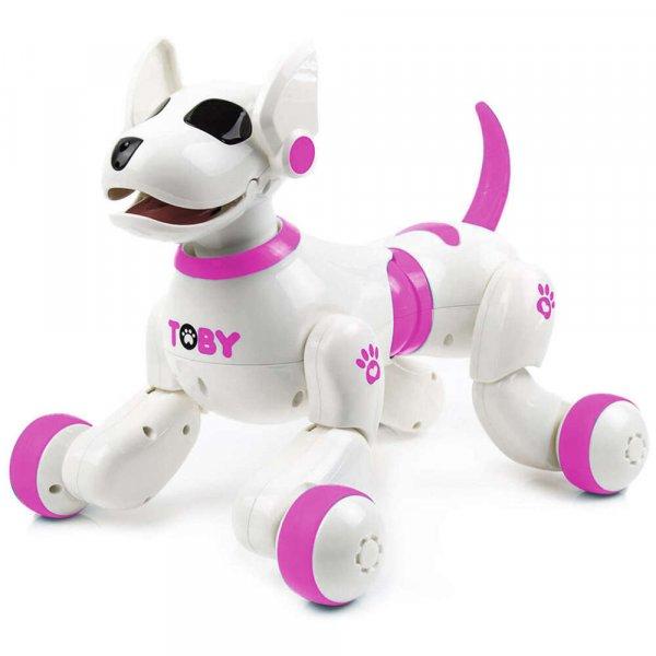 Beszélő, játszó, táncoló, éneklő távirányítós robot kutya -
távirányítóval vezérelhető, rózsaszín (BBJ)