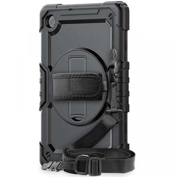 Haffner Lenovo Tab M10 Tablet Tok + kijeltővédő üveggel - Fekete