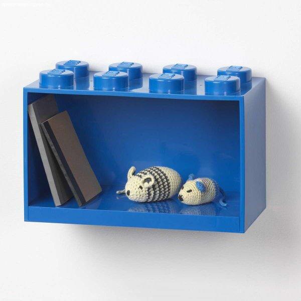 Lego Brick 8 fali polc - Kék