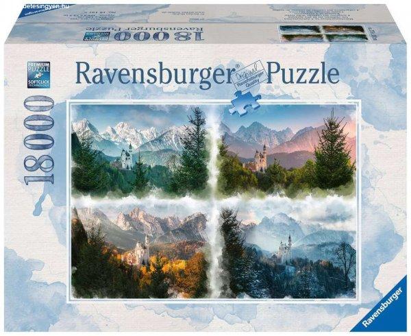 Ravensburger Mesebeli kastély 4 évszakban - 18000 darabos puzzle