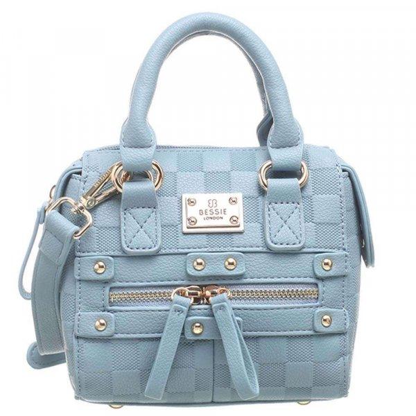 Dollcini, Női kézitáska, Vízálló, PU bőr táska, kék, 16 x 16 x 6cm