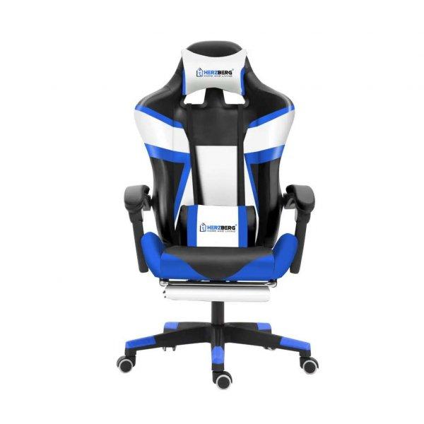 Herzberg HG-8082: Tri-Color Gaming és Irodai szék, T-alakú akcentussal