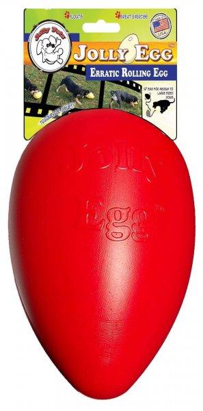 Jolly Pets tojás  alakú játék  20cm piros kutyajáték