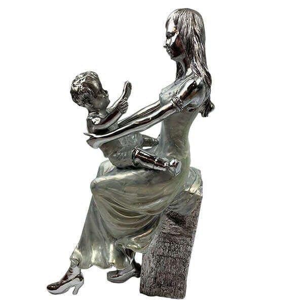 Anya gyermekével szobor - 32 cm