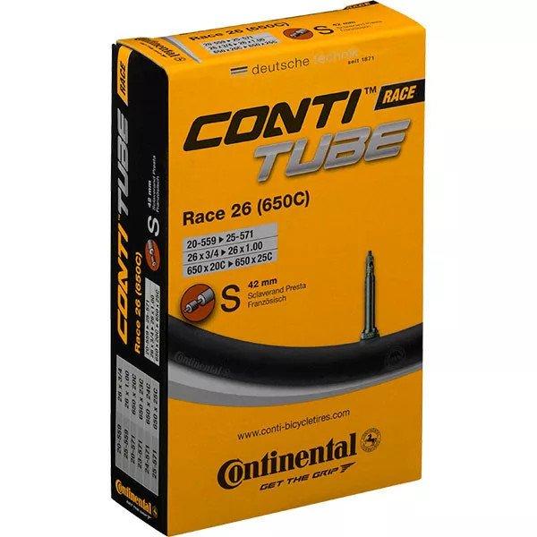 Kerékpár belső gumi (Tömlő) Continental Race26 (650C) S42 20-571/25-559
dobozos