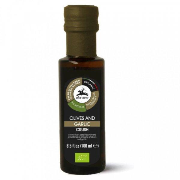 Alce Nero BIO Dressing olaj - olíva és fokhagyma 100ml