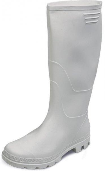 Csizma boots Ginocchio, fehér 43, PVC, kerti