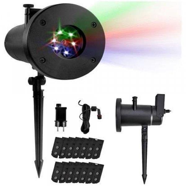 Földbe szúrható karácsonyi LED projektor - kül-, és beltérre egyaránt -
6W (BB-9578)