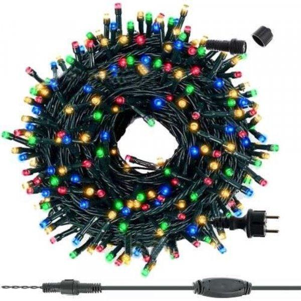 300 LED-es karácsonyi fényfüzér kül-, és beltérre - 31,6 méter, színes
(BB-11367)
