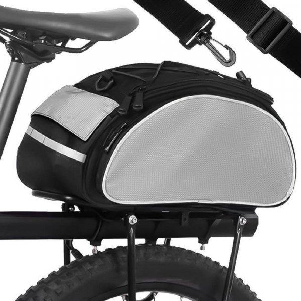2 az 1-ben vízálló, csomagtartóra rögzíthető kerékpár táska, levehető
vállpántokkal - 13 L (BB-14096)