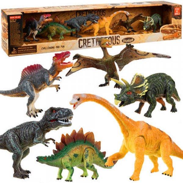 6 darab valósághű dinoszaurusz figura gyerekeknek - mozgatható részekkel
(BB-19745)