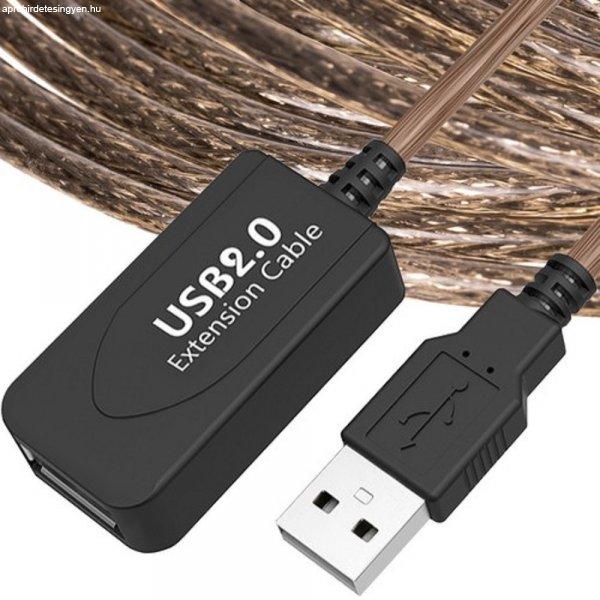 USB port hosszabbító kábel - 10 méter (BB-0519)