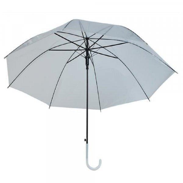 Összecsukható automata esernyő - 93 x 71 cm, átlátszó szín (BB-6600)