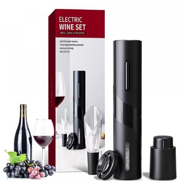 Elektromos dugóhúzó, dekantáló és frissen tartó készlet borokhoz (BBV)