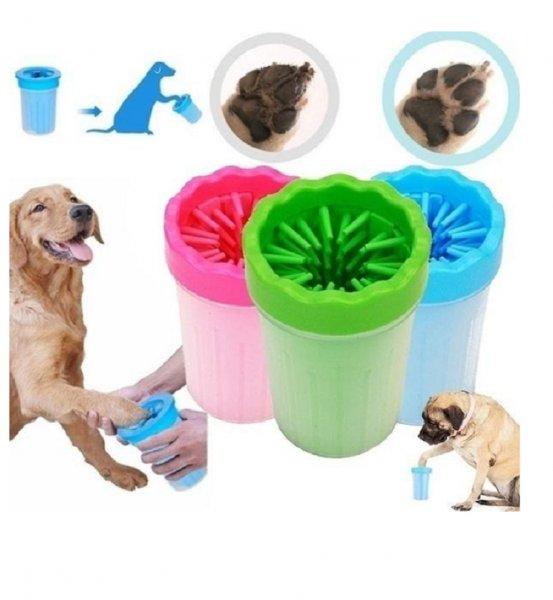 Műanyag mancsmosó pohár, lábmosó pohár kutyáknak- közepes (BBM) (KF)