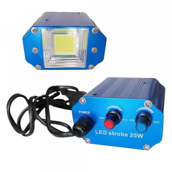 Party reflektor LED stroboszkóp házibulihoz - 20W (BBL)