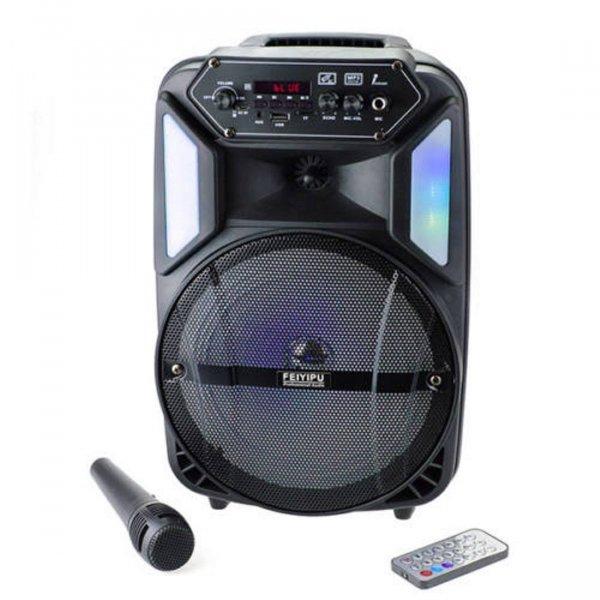 Hordozható bluetooth hangszóró mikrofonnal,távirányítóval (ES-M-B8)
(BBJH) (KF)