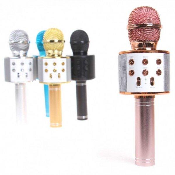 Bluetooth Karaoke mikrofon WS-858 (BBL) (BBV) (BB-9002) (BB-9003)