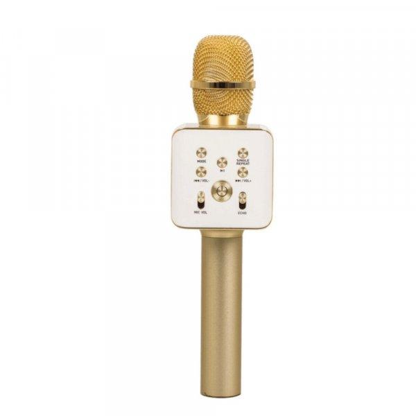 Maginon BKM-5 Gold Bluetooth / microSD TF Karaoke mikrofon beépített akkuval,
5W RMS hangszóróval, arany szín