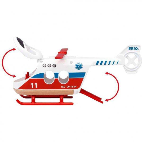 BRIO World: Mentőhelikopter figurákkal