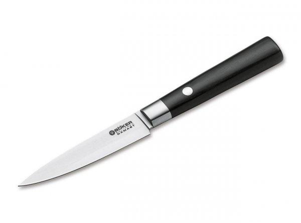 Böker Damascus Black nôž zöldségvágó kés 10 cm
