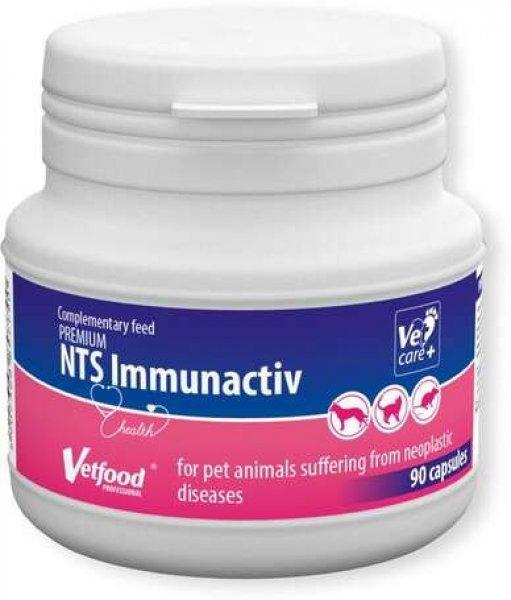 VetFood Premium NTS Immunactiv roboráló készítmény daganatos betegségek
esetén kutyák, macskák és rágcsálók részére 90 db