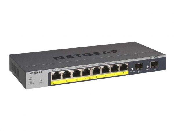 Netgear GS110TP-300EUS 8 portos PoE switch + 2 SFP