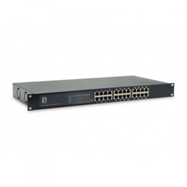 LevelOne GEP-2421W150 hálózati kapcsoló Beállítást nem igénylő
(unmanaged) Gigabit Ethernet (10/100/1000) Ethernet-áramellátás (PoE)
támogatása Fekete (GEP-2421W150)