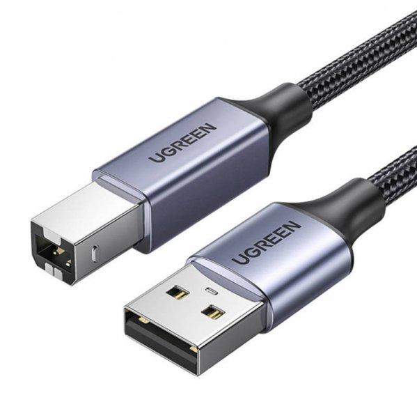 USB 2.0 A-B kábel UGREEN, 5 m (fekete)