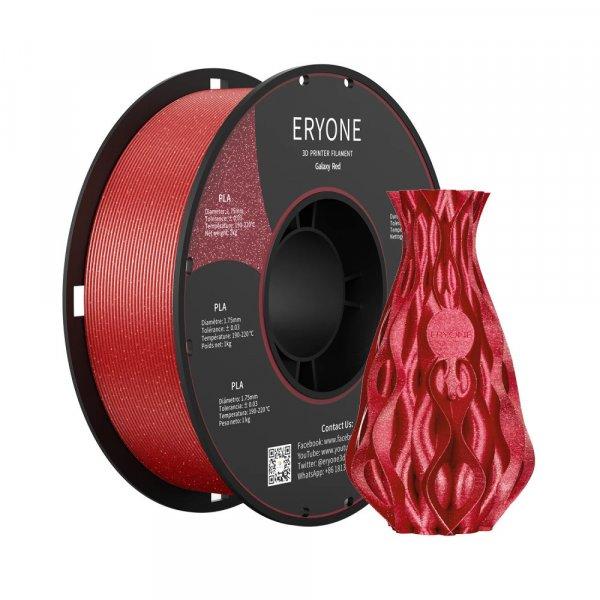 Eryone Galaxy PLA csillám piros (galaxy red) 3D nyomtató Filament 1.75mm,
1kg/tekercs