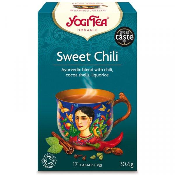 Yogi bio tea édes chili mexikói fűszeres 17x1,8g 31 g