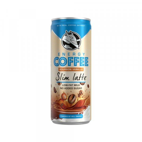 Kávéital 0,25l HELL Energy Coffee Slim Latte 24 db/csom