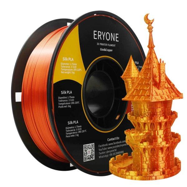 Eryone Silk PLA Dual Color selyemfényű arany és réz (gold & copper) 3D
nyomtató Filament 1.75mm, 1kg/tekercs