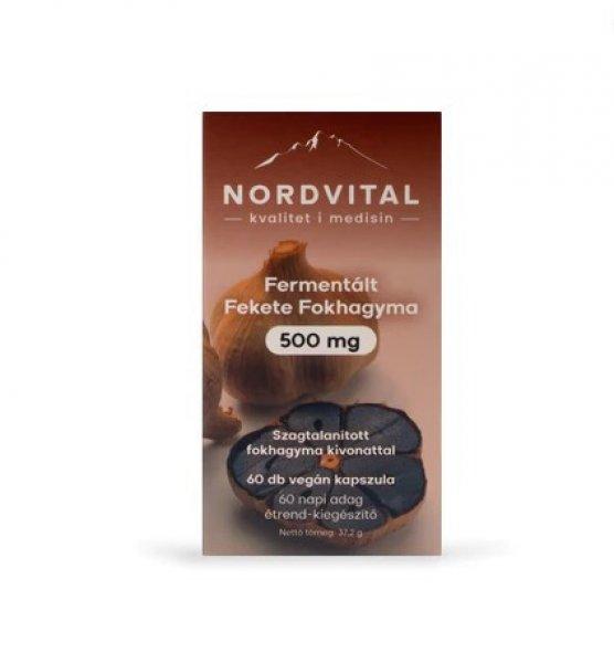 Nordvital fermentált fekete fokhagyma kapszula 60 db