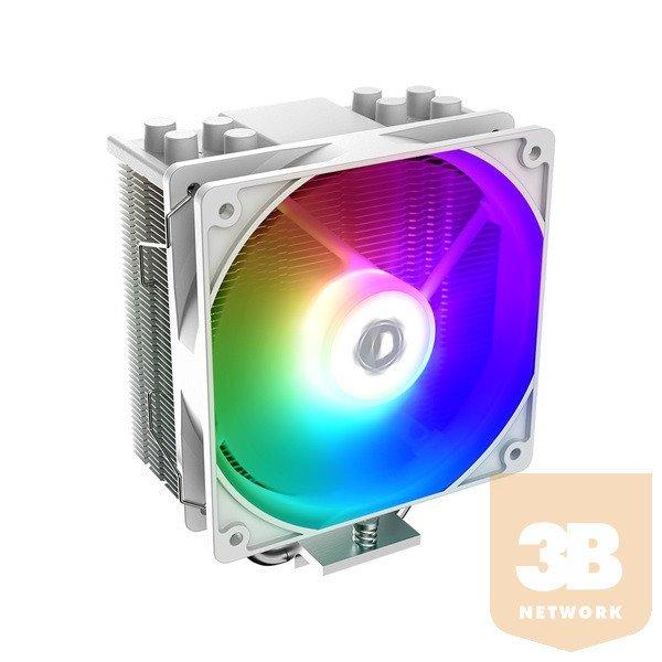 ID-Cooling CPU Cooler - SE-214-XT ARGB WHITE (13.8-30,5dB; max. 115,87 m3/h;
4pin, 4 db heatpipe, 12cm, PWM, RGB LED)