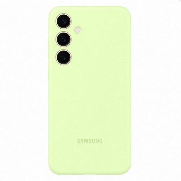 Silicone Cover tok Samsung Galaxy S24 Plus számára, light zöld -
EF-PS926TGEGWW