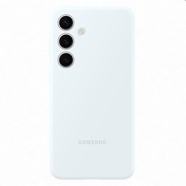 Silicone Cover tok Samsung Galaxy S24 számára, fehér - EF-PS921TWEGWW
