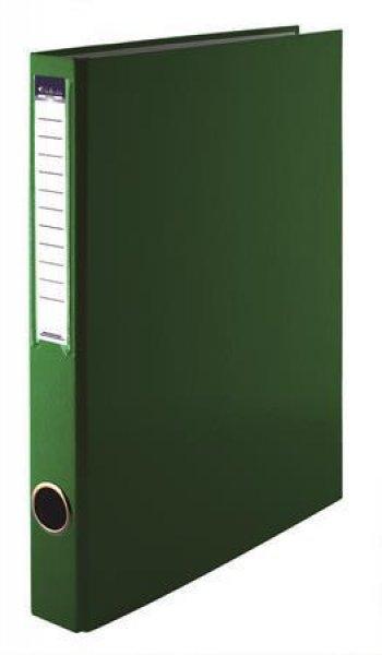 Gyűrűs könyv, 2 gyűrű, 35 mm, A4, PP/karton, VICTORIA OFFICE, zöld