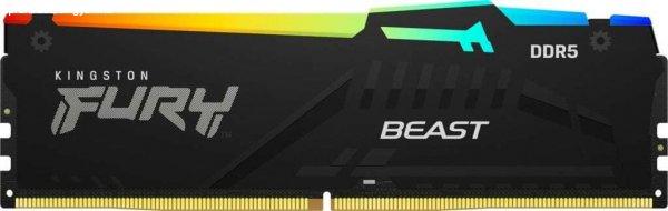 32GB 5600MHz DDR5 RAM Kingston Fury Beast RGB CL36 (KF556C36BBEA-32)