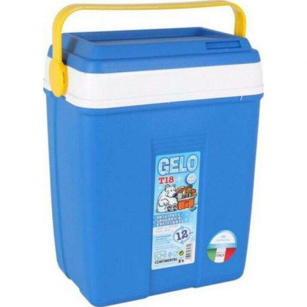 Kék hordozható hűtőszekrény 18L GELO - 30x20x37cm